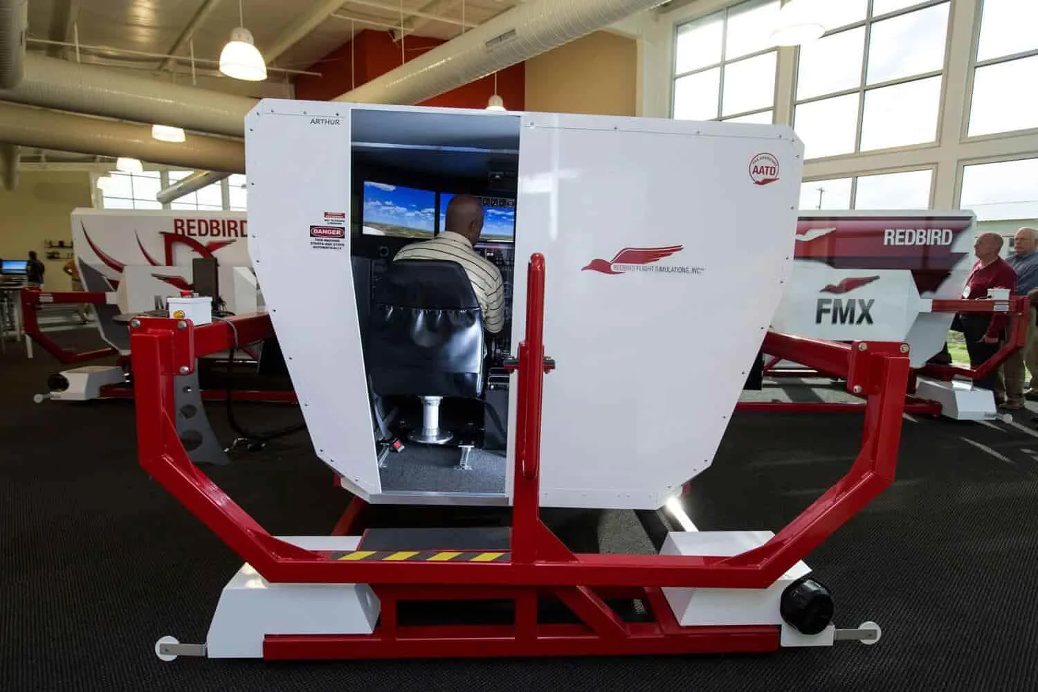 Redbird FMX flight simulator in Florida